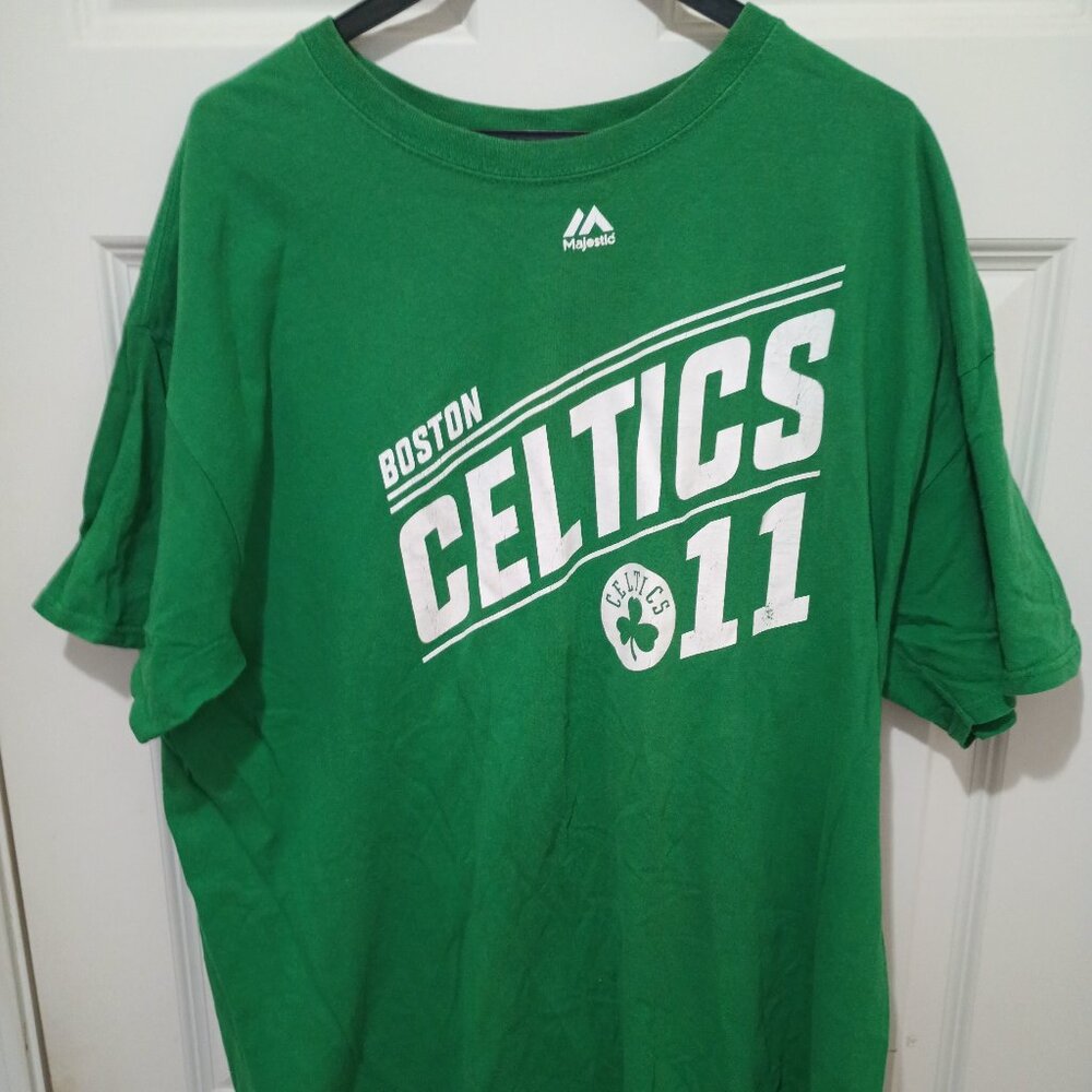 Vintage Men's XL Boston Celtics Kyrie Irving #11Green NBA Pro Basketball Shirt